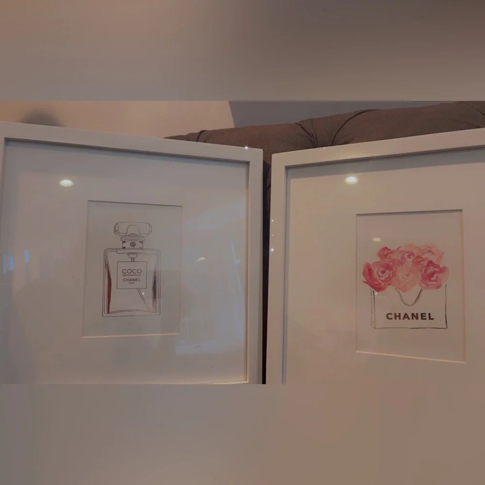 West Elm frames with art pics